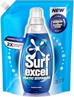 Surf Excel Matic Express Clean & Fresh Liquid Detergent 2 L