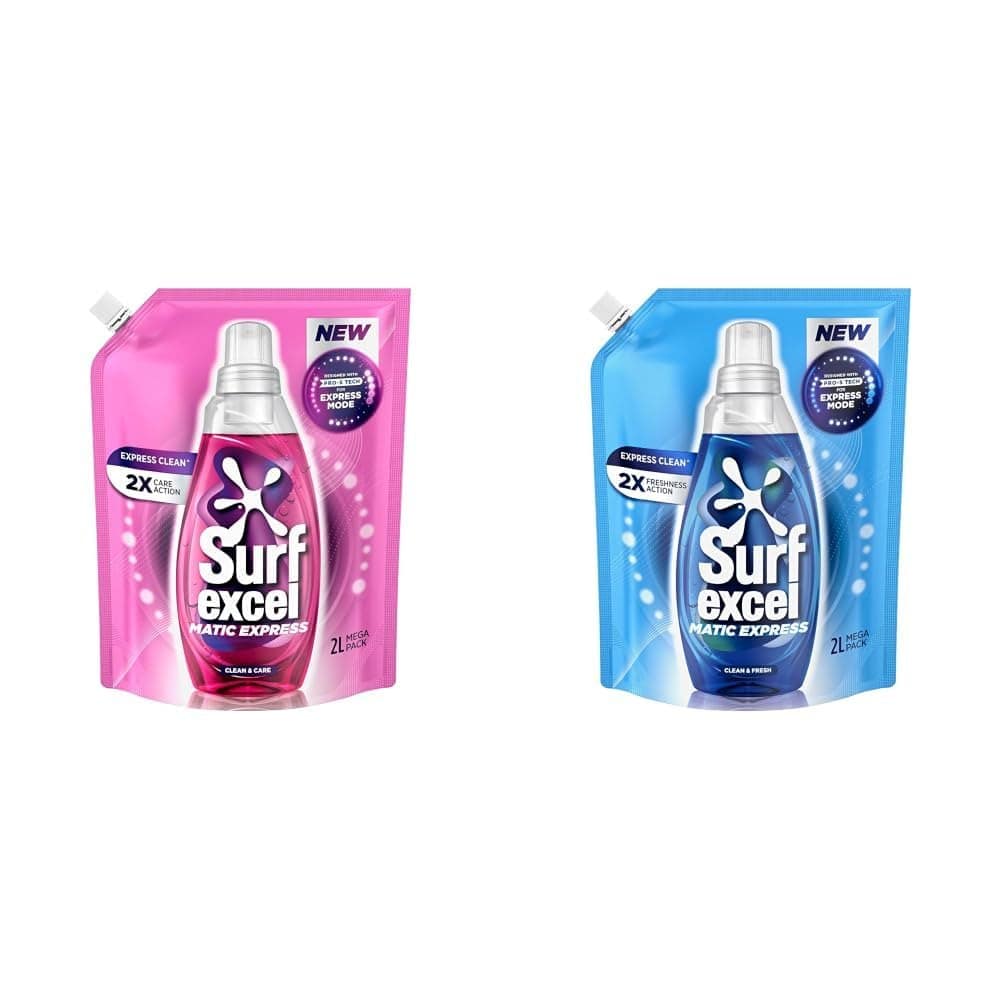 Surf Excel Matic Express Liquid Detergent 2 L x 2