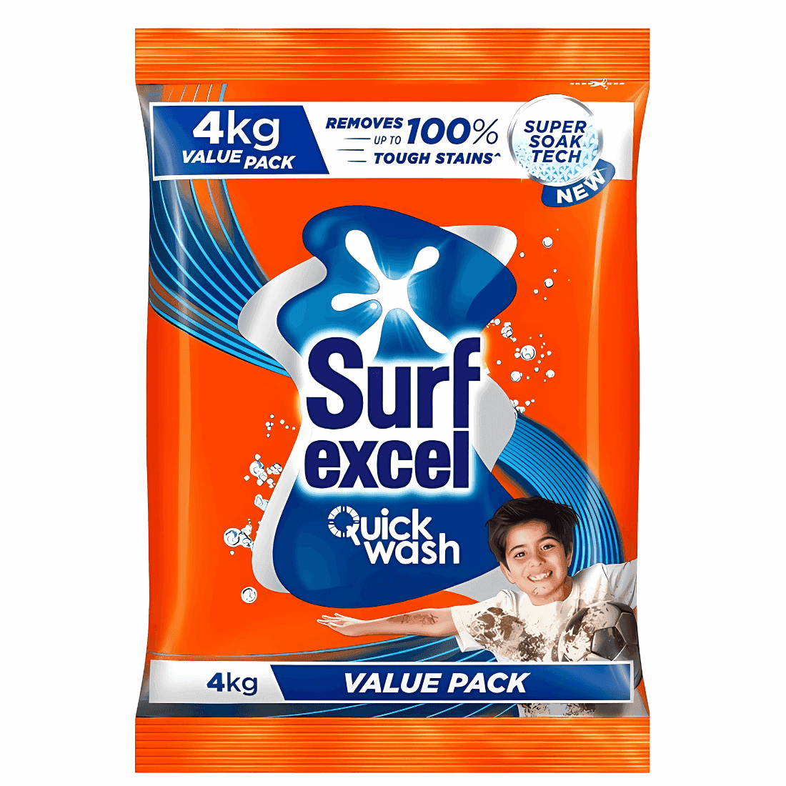 Surf Excel Quick Wash Detergent Powder 4 kg